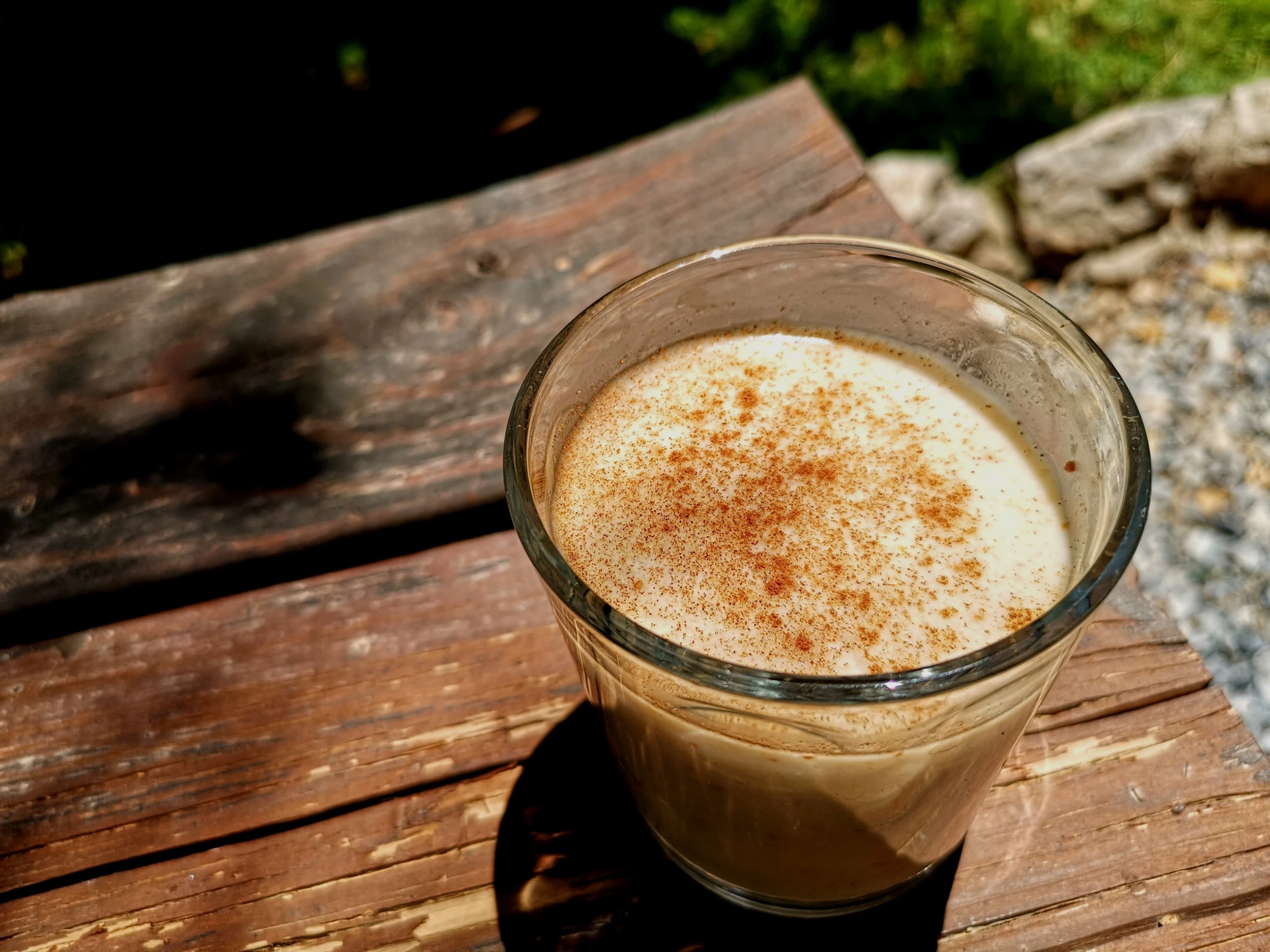 Hafermilch mit Feigen und Zimt